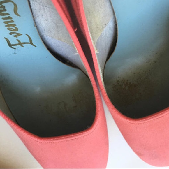 💖SOLD💖Vintage 1960s pink Block Heels / Shoes - Picture 7 of 8